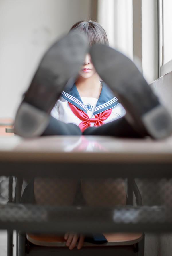 图片[24]-COS美女疯猫ss–同桌的水手服写真-魅姬兔
