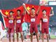 中国男女队4x100米接力双双夺冠